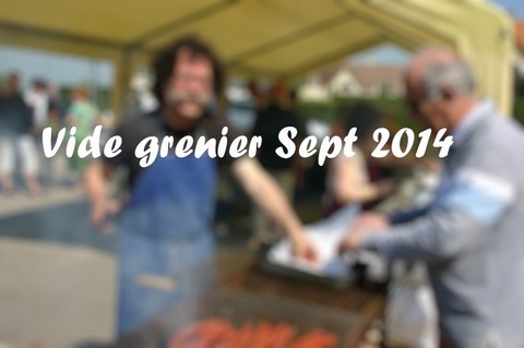 Vide grenier septembre 2021