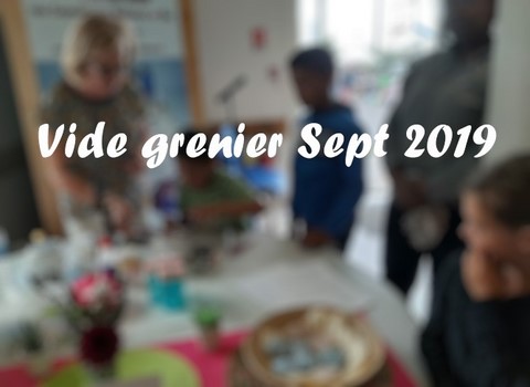 Vide  grenier septembre 2019