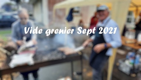 Vide grenier septembre 2021